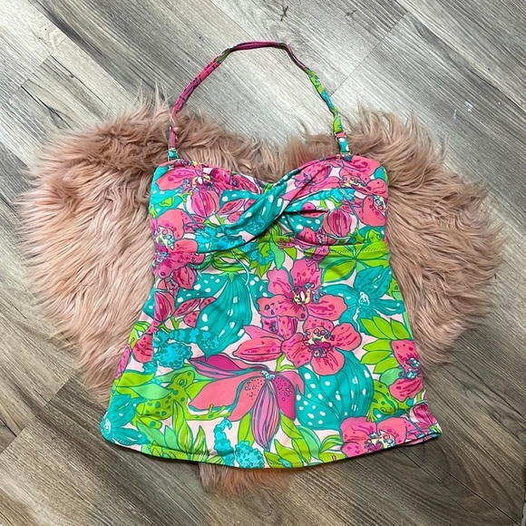 Lilly Pulitzer Other - Lilly Pulitzer Floral Top Swimsuit Size XS